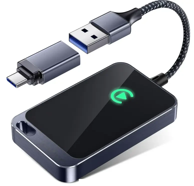 JDG Wireless CarPlay Adapter — Multi-User, Gray